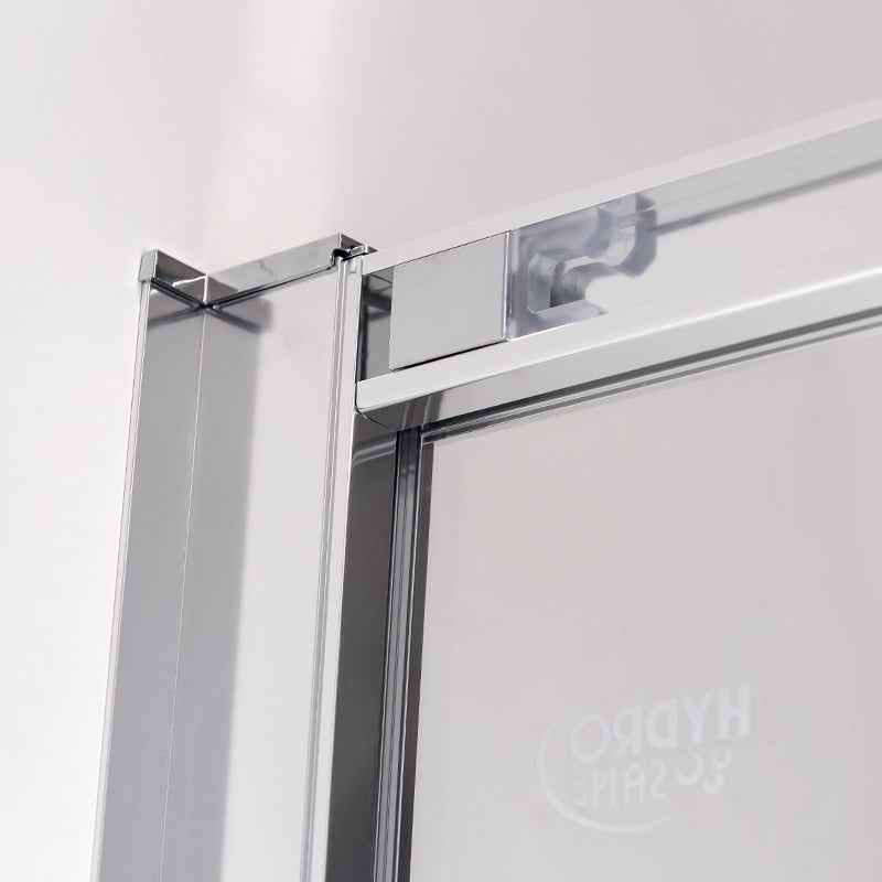 KABINA PRYSZNICOWA PROSTOKĄTNA SUPER SLIM NOVA CHROM 100x90 CM 6 MM NOVA-CH-100X90