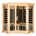 SAUNA SUCHA INFRARED NISKOTEMPERATUROWA LAHTI4 4-5 OSOBOWA 150x150 CM LAHTI4