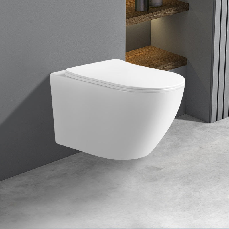 MISKA WC WISZĄCA TORNADO MIZU-WH-TR-03 BIAŁA DESKA WOLNOOPADAJĄCA DUROPLAST MIZU-WH-TR-03