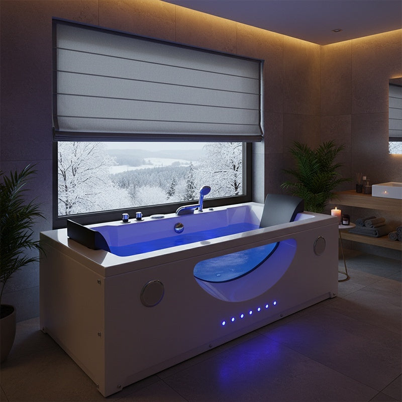 WANNA Z HYDROMASAŻEM LEVANTE 659H BIAŁA 180x90 CM LEVANTE-659H-180X90