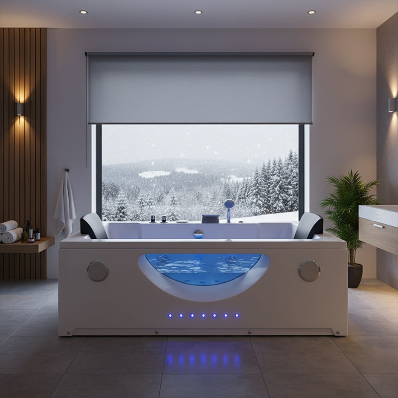 WANNA Z HYDROMASAŻEM LEVANTE 659 BIAŁA 180x90 CM LEVANTE-659-180X90