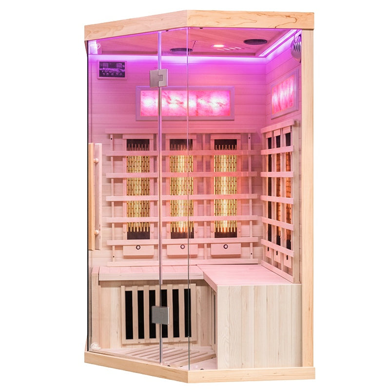 SAUNA SUCHA INFRARED NISKOTEMPERATUROWA ALTA6 2-3 OSOBOWA 120x120 CM ALTA6