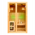 SAUNA FIŃSKA WYSOKOTEMPERATUROWA Z PIECEM BODO1/HARVIA 1-2 OSOBOWA 120x105 BODO1