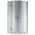 KABINA PRYSZNICOWA PÓŁOKRĄGŁA KZ92B CHROM 90x90 CM KZ92B-90