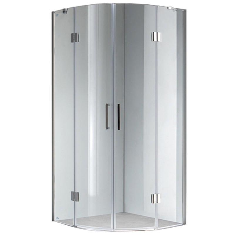KABINA PRYSZNICOWA PÓŁOKRĄGŁA KZ92B CHROM 90x90 CM KZ92B-90