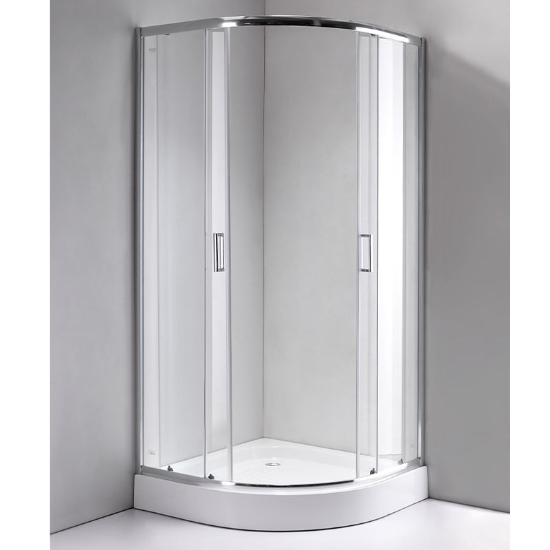 KABINA PRYSZNICOWA PÓŁOKRĄGŁA KZ94D CHROM 70x70 CM KZ94D-70