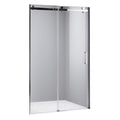 DRZWI PRYSZNICOWE PRZESUWNE DO WNĘKI SH03D CHROM 115-120 CM 8 MM