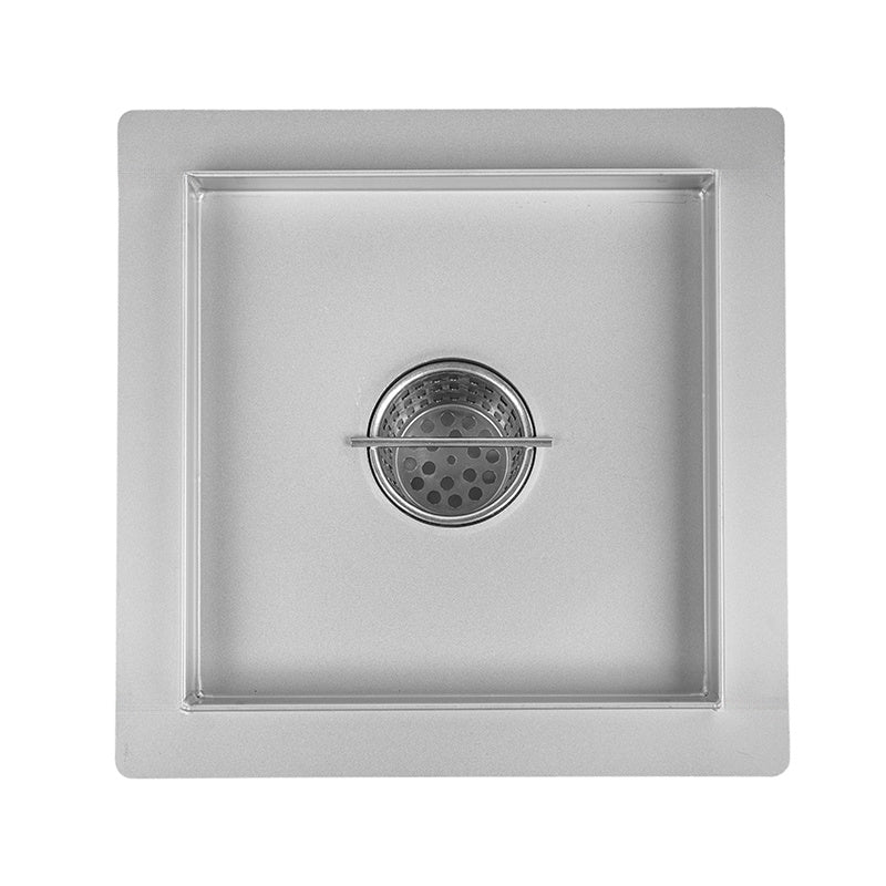 ODPŁYW LINIOWY KWADRATOWY DL08 QUBE G3 SATIN 15x15 CM DL08-QUBE-G3-ST15