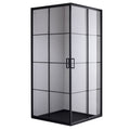 KABINA PRYSZNICOWA KWADRATOWA BL32B CZARNA 90x90 CM BL32B-90