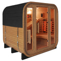 SAUNA OGRODOWA KOMBO FIŃSKA - INFRARED BECZKA MOLDE-A 4-6 OSOBOWA 180x200 CM 2W1