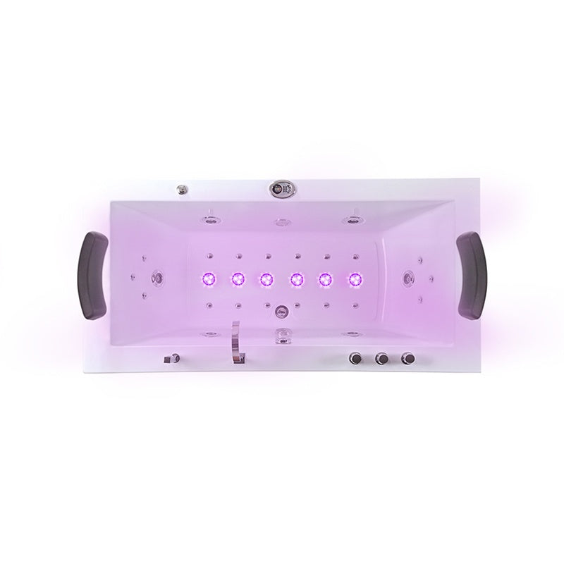WANNA Z HYDROMASAŻEM Z PODGRZEWACZEM RAMONA 640H BIAŁA 180x90 CM