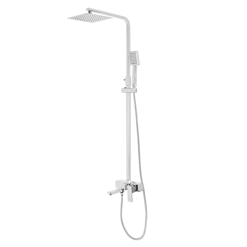 BATERIA PRYSZNICOWA ŁAZIENKOWA Z DESZCZOWNICĄ F170A CHROM F170A