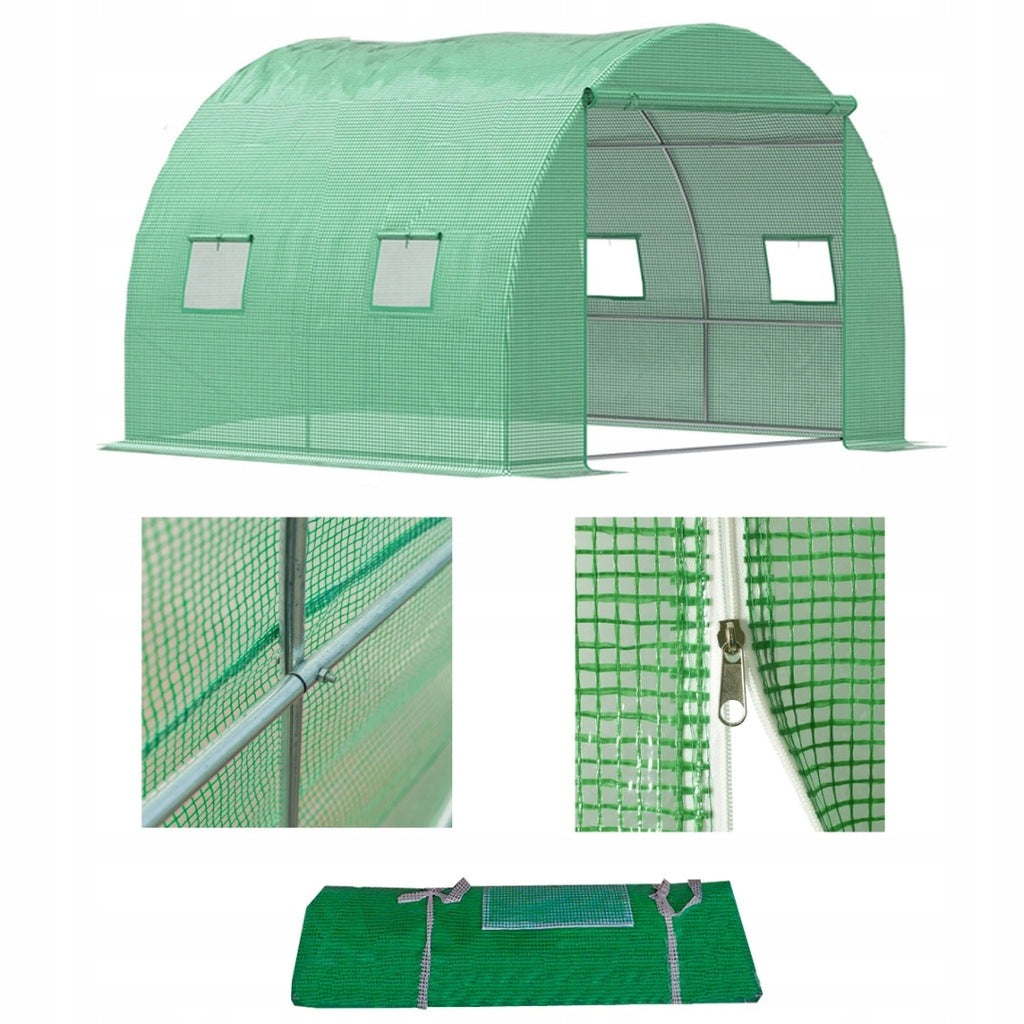 TUNEL OGRODOWY FOLIOWY SZKLARNIA 4m2 TF02G 2x2m ZIELONY TF02G-2X2-GREEN