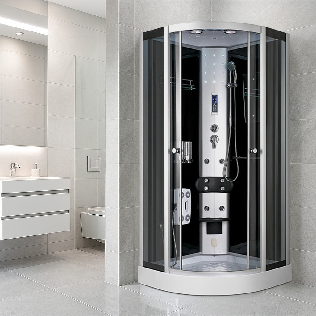 KABINA PRYSZNICOWA Z HYDROMASAŻEM I SAUNĄ WSH7180S 80x80 CM WSH7180S-BL-80
