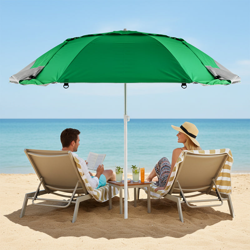 PARASOL PLAŻOWY OGRODOWY BALKONOWY TRITON 1B ZIELONY 180 CM TRITON-1B-GREEN