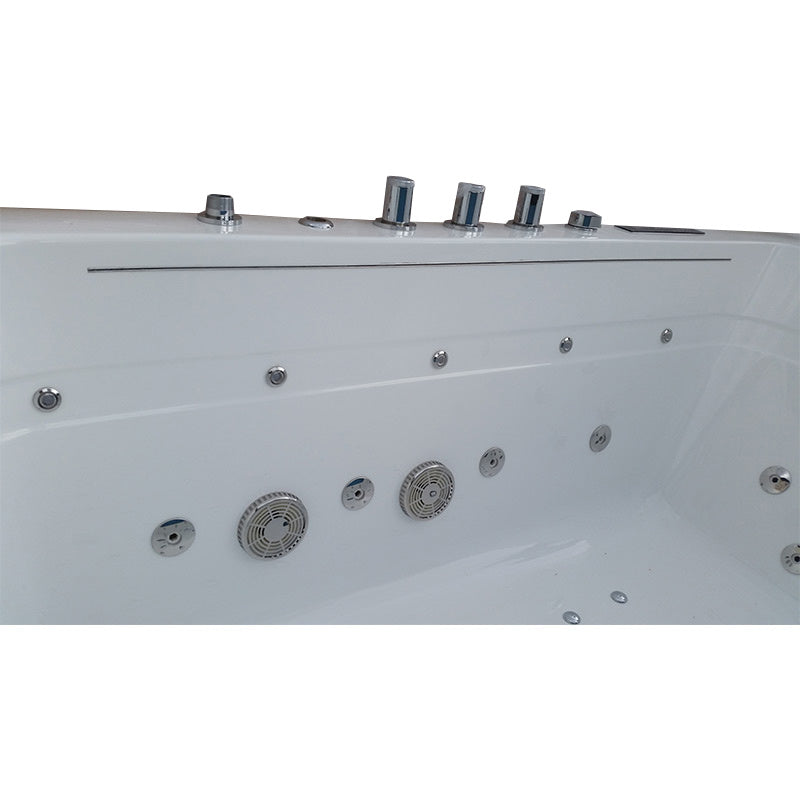 WANNA Z HYDROMASAŻEM TUGELA 913 CZARNA 170x130 CM TUGELA-913-BL