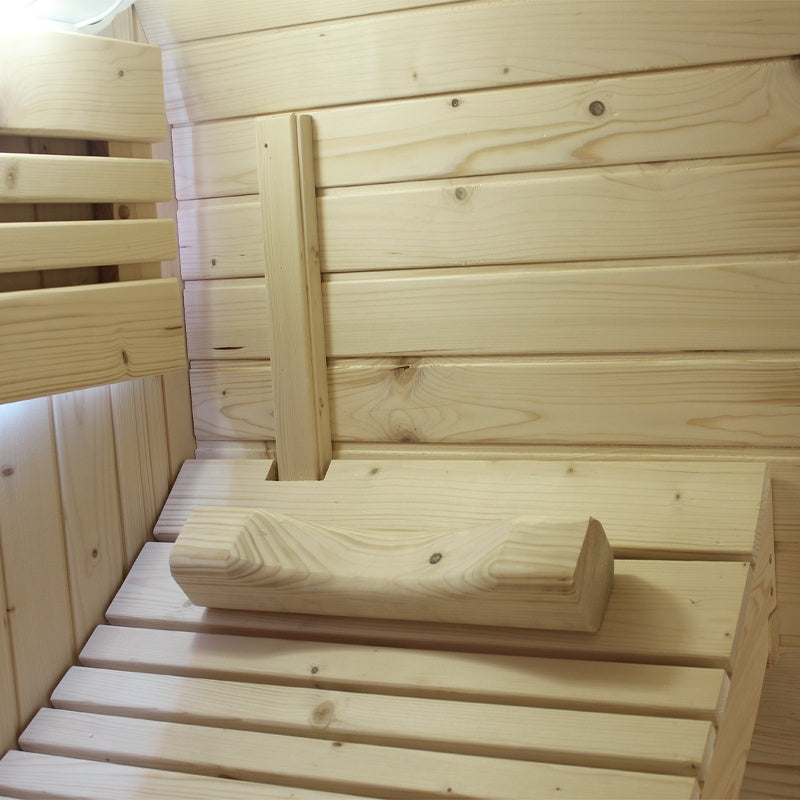 SAUNA OGRODOWA FIŃSKA BECZKA Z PIECEM MOLDE 2-4 OSOBOWA 180x200 CM