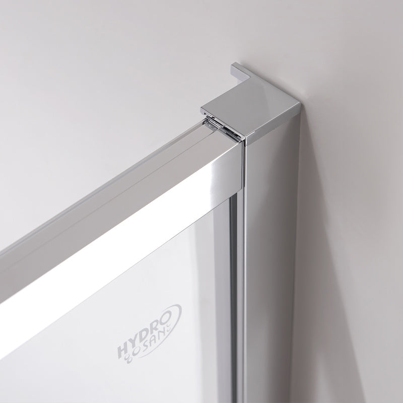 DRZWI PRYSZNICOWE SUPER SLIM NOVA CHROM 110 CM 6 MM NOVA-CH-110