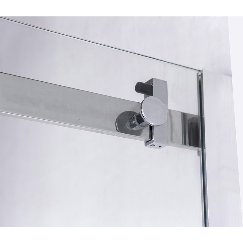 DRZWI PRYSZNICOWE PRZESUWNE DO WNĘKI SH03C CHROM 105-110 CM 8 MM