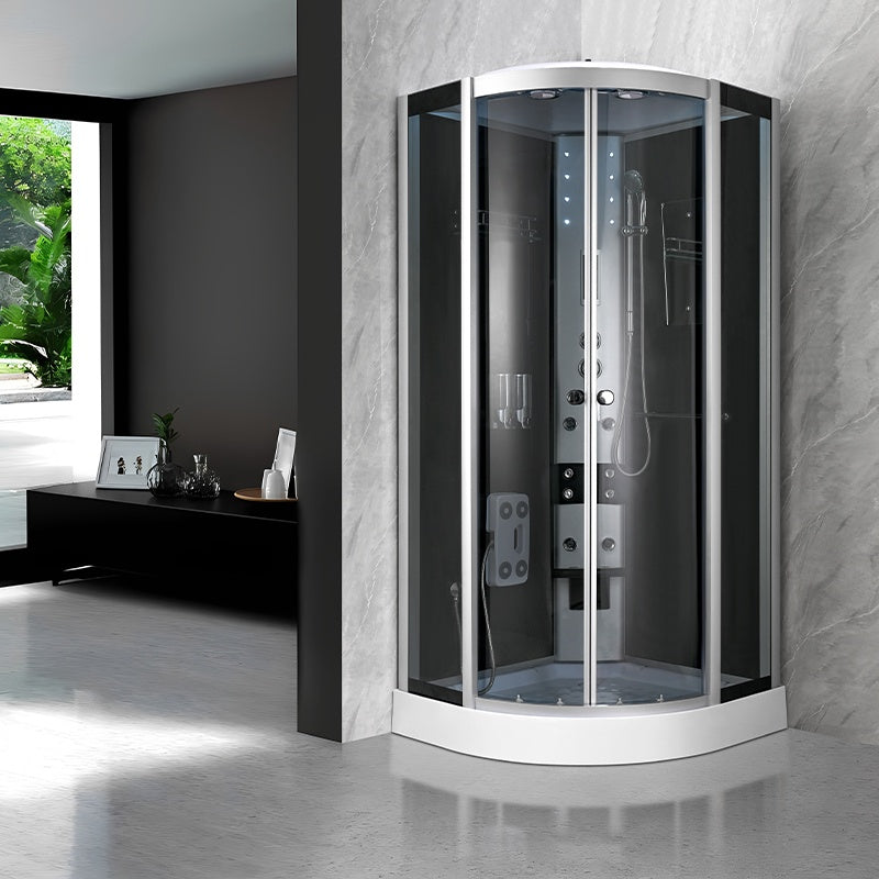 KABINA PRYSZNICOWA Z HYDROMASAŻEM I SAUNĄ WSH7180S 80x80 CM WSH7180S-BL-80