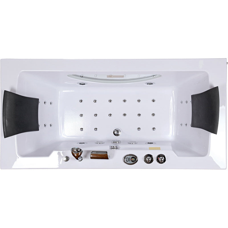 WANNA Z HYDROMASAŻEM LEVANTE 659 BIAŁA 180x90 CM LEVANTE-659-180X90