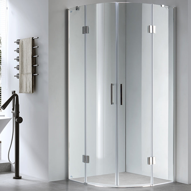 KABINA PRYSZNICOWA PÓŁOKRĄGŁA KZ92B CHROM 90x90 CM KZ92B-90