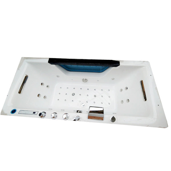 WANNA Z HYDROMASAŻEM Z PODGRZEWACZEM CARINA 938 BIAŁA 182x82 CM CARINA-938-182X82